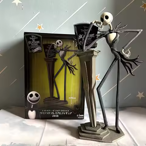 The Nightmare Before Christmas Jack Skellington Figures 25th Anniversary Years Tim Burton Figura Col
