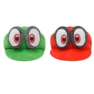 Super Mario Chucky Plush Hat Red Green Hat Yachi Odyssey cos Warm Party Show Hat