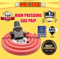 [[MR.COOK]💡SIRIM💡High Pressure Safety Gas Regulator Set Gas Hos Gas Paip Dapur Gas Kepala Gas Dapur 