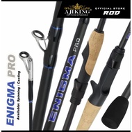 (6-6'6ft) JORAN PANCING CASTING SPINNING AJIKING ENIGMA PRO CENTER JOINT FISHING ROD WITH FUJI GUIDE