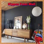NIPPON 5 LITER  N2009A FLINT BLACK INTERIOR EXTERIOR WALL PAINT/WOOD METAL/CAT DINDING LUAR DALAM KA