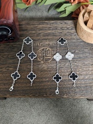 梵克雅寶 outlet 黑玉髓四葉草手鏈
