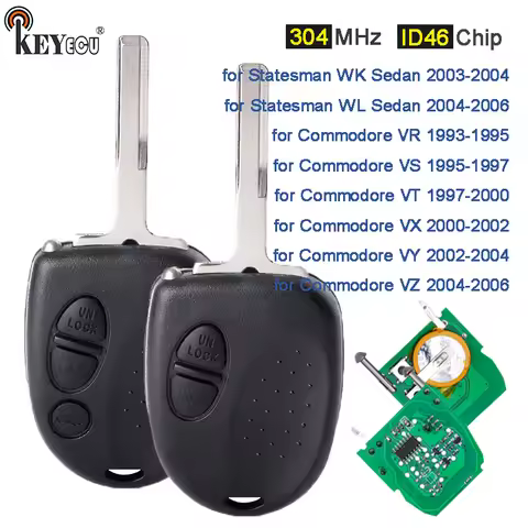 KEYECU AU for Holden Commodore VS VR VT VX VY VZ for Statesman WK WL 1993-2006 Keyless Remote Contro