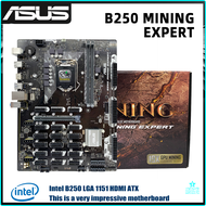 [op054] LGA 1151 Motherboard Asus B250 MINING EXPERT Intel B250 2×DDR4 32GB PCI-E 3.0 HDMI USB3.1 AT