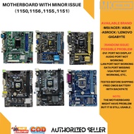 ASSORTED Brand Motherboard with RANDOM ISSUE LGA 1150 1155 2ND 3RD 4TH GEN i3 i5 i7 DDR3|MoBoKing