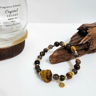 黃虎眼龍龜設計手鍊/招財聚財/消負能量/增強氣運之水晶