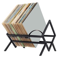Tier Vinyl Record Storage Desktop Display Rack Desktop Bookshelf CD Display Stand Desktop Magazine B