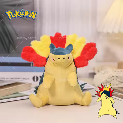 New Pokemon Typhlosion Plush Fit Gloom Oddish Anime Games Kawaii Shaymin Stuffed Plush Dolls Kids Gi