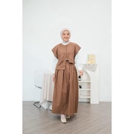 HYERI WOMEN'S SKIRT SET, VEST SET, WOMEN'S SUIT, KOREAN LOOK, MODERN, SIMPLE, FASHIONABLE