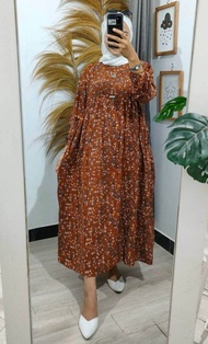 COD - New Dress Gamis Rayon Viscose Wanita JUMBO