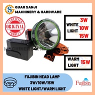 [100%ORIGINAL] FUJIBIN HEADLAMP 3W 10W 15W RECHARGEABLE LED HEADLIGHT LAMPU KEPALA FUJIBIN