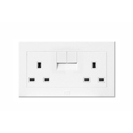 UMS  9 Series 2Gang 13A 250V Switch Socket 9213