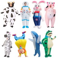 Halloween costume rabbit cow frog clown inflatable costume party animal shape cosplay costume