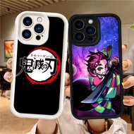 Z-1 Demon Slayer White Black Case Casing for iPhone 14 7 Pro Max Plus Case