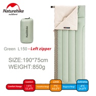 Naturehike ถุงนอน L150 น้ำหนักเบา กะทัดรัด ใยฝ้ายโพลีเอสเตอร์โฮลโลว์ แบบเดี่ยว สำหรับเดินป่า กันน้ำ 