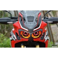 FOR HONDA  Africa Twin CRF1000L Motorcycle Accessories Front Fairing Headlight Sticker Guard Sticker