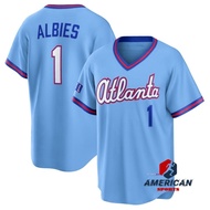 Men's Atlanta Braves Ozzie Albies Powder Blue 2026 City Connect Baseball Jersey