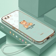 Teddy Bear case for Oppo A53 2020 Oppo A3S Oppo A12E Oppo A15 Oppo A15S Oppo RENO 4F Oppo RENO 5F so