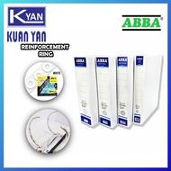 ABBA 2D RING FILE PUTIH A4 SIZE | FAIL PUTIH SEKOLAH | FILE PUTIH PVC 2D (25MM/40MM/50MM/65MM)