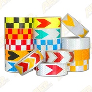 Car Safety Warning Tape Reflective Sticker Reflective Strips for Car Bicycle Scooter Truck DIY Decor