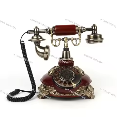 DurableNew Antique Hotel Home Wedding Phone Big Ringtone Fixed Landline Vintage Phone