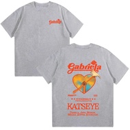 Top Fashion O-neck High Street Tshirt Clothes Katseye Gabriela Summer T Shirts Women Short Sleeve Ae