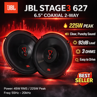 ลำโพงแกนร่วม6.5นิ้ว JBL รุ่น STAGE3 627F ลำโพงแกนร่วม ลักษณะ2ทาง กำลังขับ45วัตต์ เสียงแหลมในตัว1คู่