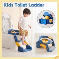 Kids Toilet Ladder Foldable Potty Ladder Anti-Slip Pad Baby Toilet Training Toilet Ladder