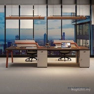 Work Desk Simple Card Seat Combination 8 People Modern Desk Office Office 6 Four Staff 4 Double Tabl
