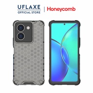 UFLAXE Honeycomb Ốp Cứng Chống Sốc cho Vivo Y36 Ốp Điện Thoại Trong Suốt Ốp Lưng Bảo Vệ Toàn Diện Bề