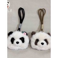 Panda Flower Pendant Coin Purse Earphone Bag Panda Element Gift Souvenir Cute Chengdu Panda Souvenir