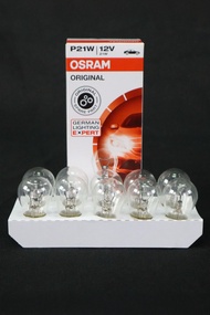 หลอดไฟ OSRAM P21 12V 21W แท้100% 1กล่อง 10หลอด (7506)