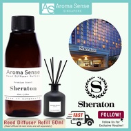 Aroma Sense Sheraton Hotel Scent Reed Diffuser Refill (60ml) Fresh & Long Lasting Fragrance Aromathe