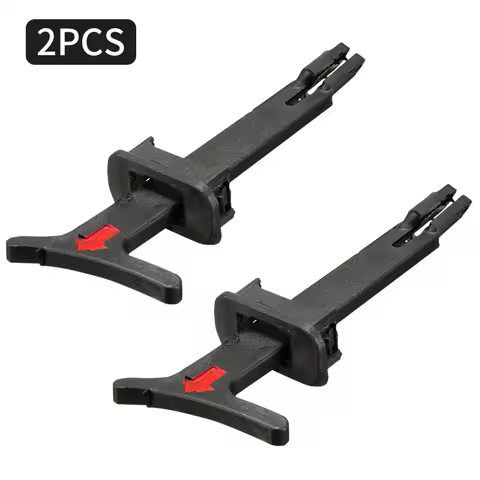 2x 1J0823593C Bonnet Hood Release Handle Rod Pull Catch Clip For VW Bora MK4 Golf 1998 1999 2000 200