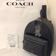 *美國瘋*2色 米妮聯名限量版小後背包 美國Coach正品現貨 附購証紙袋 29353