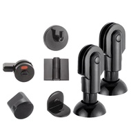 1Set Black Toilet Cubical Partition Bracket Toilet Partition Original and Trusted Toilet Hinges