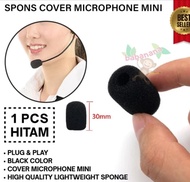 F11 BUSA MIC JEPIT KLIP CLIP BANDO HEADSET ORIGINAL TEBAL SARUNG MIK PELINDUNG MIX SPON MICROPHONE