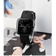 Jam Tangan Pria Wanita Sport Chrono Korea Fashion Quartz Silikon Rubber Analog Watch