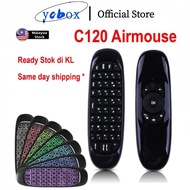 C120 Fly Air Mouse Wireless Keyboard 2.4G Smart Universal Remote Control for Android Tv Box