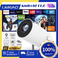 ✨HY300 Projector โปรเจคเตอร์ 4K Android 11.0 LCD 1280P x 720P Ultra HD WIFIบลูทูธโฮมเธียเตอร์โปรเจคเ
