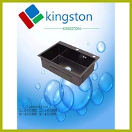 ▣ ▬ ≅ ELEGANT KITCHEN SINK BLACK 6045 (60*45*22) 3MM