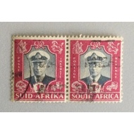 1947 South Africa / Suid Africa KGVI Stamps Block 2
