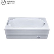 【 老王購物網 】京典衛浴 BH130A  壓克力浴缸  附前牆 單牆浴缸 130*72 CM