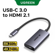 UGREEN USB-C to HDMI Adapter ,8K@60Hz 48Gbps, 0.5m Braided Nylon,Type-C to HDMI Adapter for iPhone 1