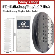 Protector racket padel round Anti Scratch Durable Serrated Transparent Padel Padel Guard Anti Scratc