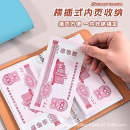 New large-capacity cash saving book, paper money storage folder, simple money-saving organizer FRES