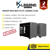 COOLER MASTER  NR200P MAX MINI ITX PC GAMING CASE (BLACK/GREY)