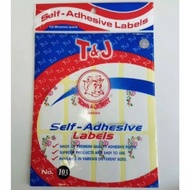 T&J Invitation Label 103 Floral Motif T&J Label Sticker Flower Motif 103M