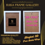 2D FRAME PHOTO FRAME/ FLAT FRAME/ FRAME/ PHOTO FRAME/ FREE BUBBLE WRAP/ Size A4 (21X30cm)