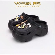 Sandal Selop Baim Sandal Jelly Jibbitz Dog Wanita Bahan Eva Rubber Ringan Anti Slip 279+91